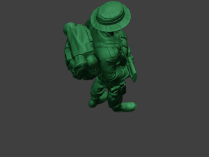 modern jungle soldier walk mjs1 3D 프린트 모델
