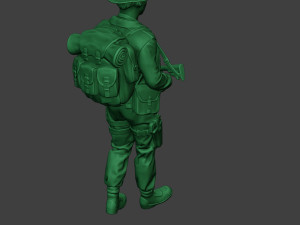 modern jungle soldier walk mjs1 3D 프린트 모델