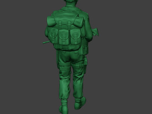 modern jungle soldier walk mjs1 3D 프린트 모델