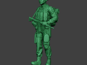 modern jungle soldier walk mjs1 3D 프린트 모델
