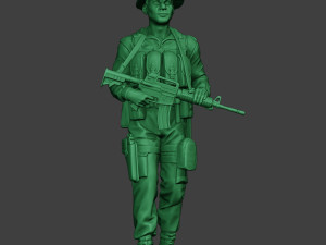 modern jungle soldier walk mjs1 3D 프린트 모델