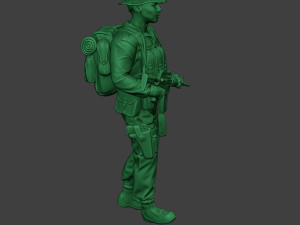 modern jungle soldier walk mjs1 3D 프린트 모델
