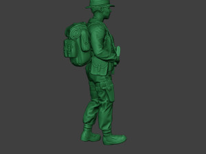 modern jungle soldier walk mjs1 3D 프린트 모델