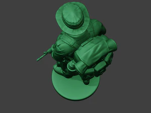 modern jungle soldier walk2 mjs1 3D Print Model