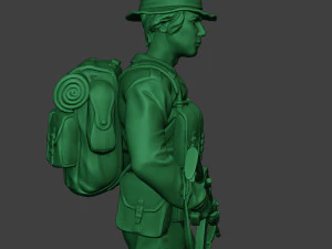 modern jungle soldier walk2 mjs1 3D Print Model