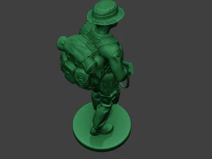 modern jungle soldier walk2 mjs1 3D Print Model