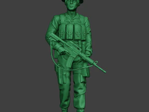 modern jungle soldier walk2 mjs1 3D Print Model