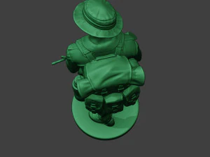 modern jungle soldier walk3 mjs1 3D Print Model