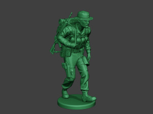 modern jungle soldier walk4 mjs1 3D printmodel