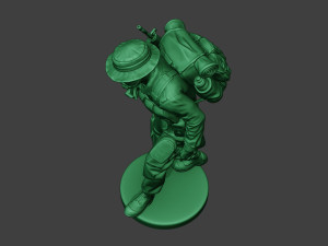 modern jungle soldier walk4 mjs1 3D printmodel