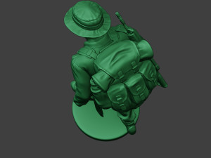 modern jungle soldier walk4 mjs1 3D printmodel
