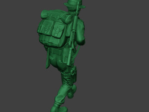 modern jungle soldier walk4 mjs1 3D printmodel
