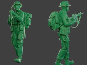 modern jungle soldier walk5 mjs1 3D 프린트 모델