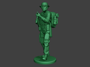 modern jungle soldier walk5 mjs1 3D 프린트 모델