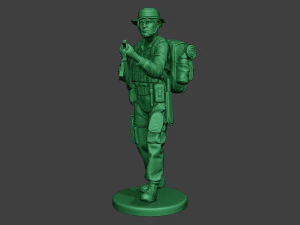 modern jungle soldier walk5 mjs1 3D Print Model