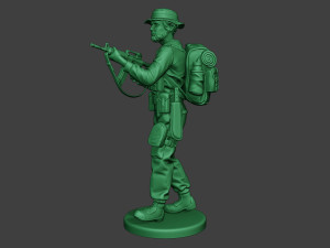 modern jungle soldier walk5 mjs1 3D 프린트 모델