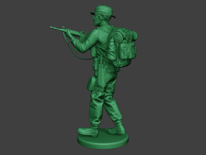 modern jungle soldier walk5 mjs1 3D 프린트 모델