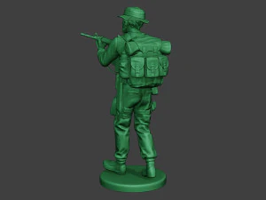 modern jungle soldier walk5 mjs1 3D Print Model