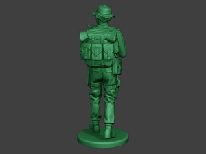 modern jungle soldier walk5 mjs1 3D 프린트 모델