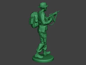 modern jungle soldier walk5 mjs1 3D Print Model