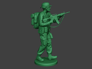 modern jungle soldier walk5 mjs1 3D 프린트 모델