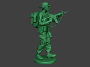 modern jungle soldier walk5 mjs1 3D Print Model