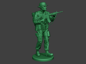 modern jungle soldier walk5 mjs1 3D 프린트 모델