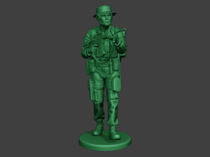 modern jungle soldier walk5 mjs1 3D 프린트 모델