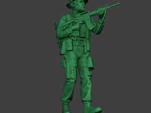 modern jungle soldier walk5 mjs1 3D Print Model