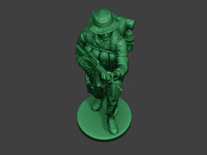 modern jungle soldier walk5 mjs1 3D Print Model