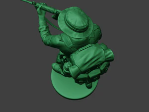 modern jungle soldier walk5 mjs1 3D Print Model