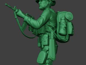 modern jungle soldier walk5 mjs1 3D 프린트 모델