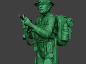 modern jungle soldier walk5 mjs1 3D 프린트 모델