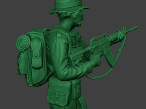 modern jungle soldier walk5 mjs1 3D 프린트 모델