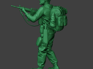 modern jungle soldier walk5 mjs1 3D 프린트 모델