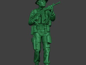 modern jungle soldier walk5 mjs1 3D Print Model
