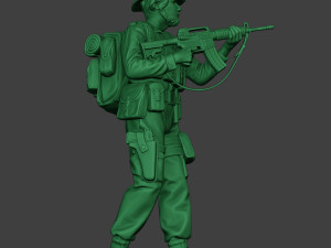 modern jungle soldier walk5 mjs1 3D 프린트 모델