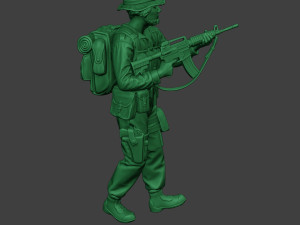 modern jungle soldier walk5 mjs1 3D 프린트 모델