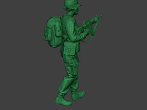 modern jungle soldier walk5 mjs1 3D Print Model