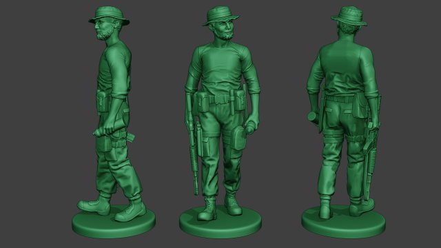 modern jungle soldier walk6 mjs1 Model Cetak 3D .c4d .max .obj .3ds .fbx .stl .blend 