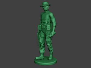 modern jungle soldier walk6 mjs1 Model Cetak 3D