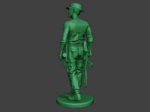 modern jungle soldier walk6 mjs1 Model Cetak 3D
