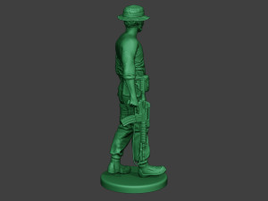 modern jungle soldier walk6 mjs1 Model Cetak 3D