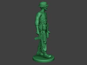 modern jungle soldier walk6 mjs1 Model Cetak 3D