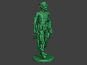 modern jungle soldier walk6 mjs1 Model Cetak 3D