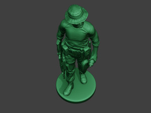 modern jungle soldier walk6 mjs1 Model Cetak 3D