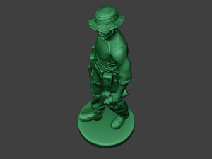 modern jungle soldier walk6 mjs1 Model Cetak 3D
