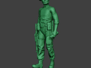 modern jungle soldier walk6 mjs1 Model Cetak 3D