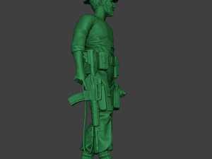modern jungle soldier walk6 mjs1 Model Cetak 3D