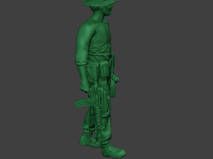 modern jungle soldier walk6 mjs1 Model Cetak 3D
